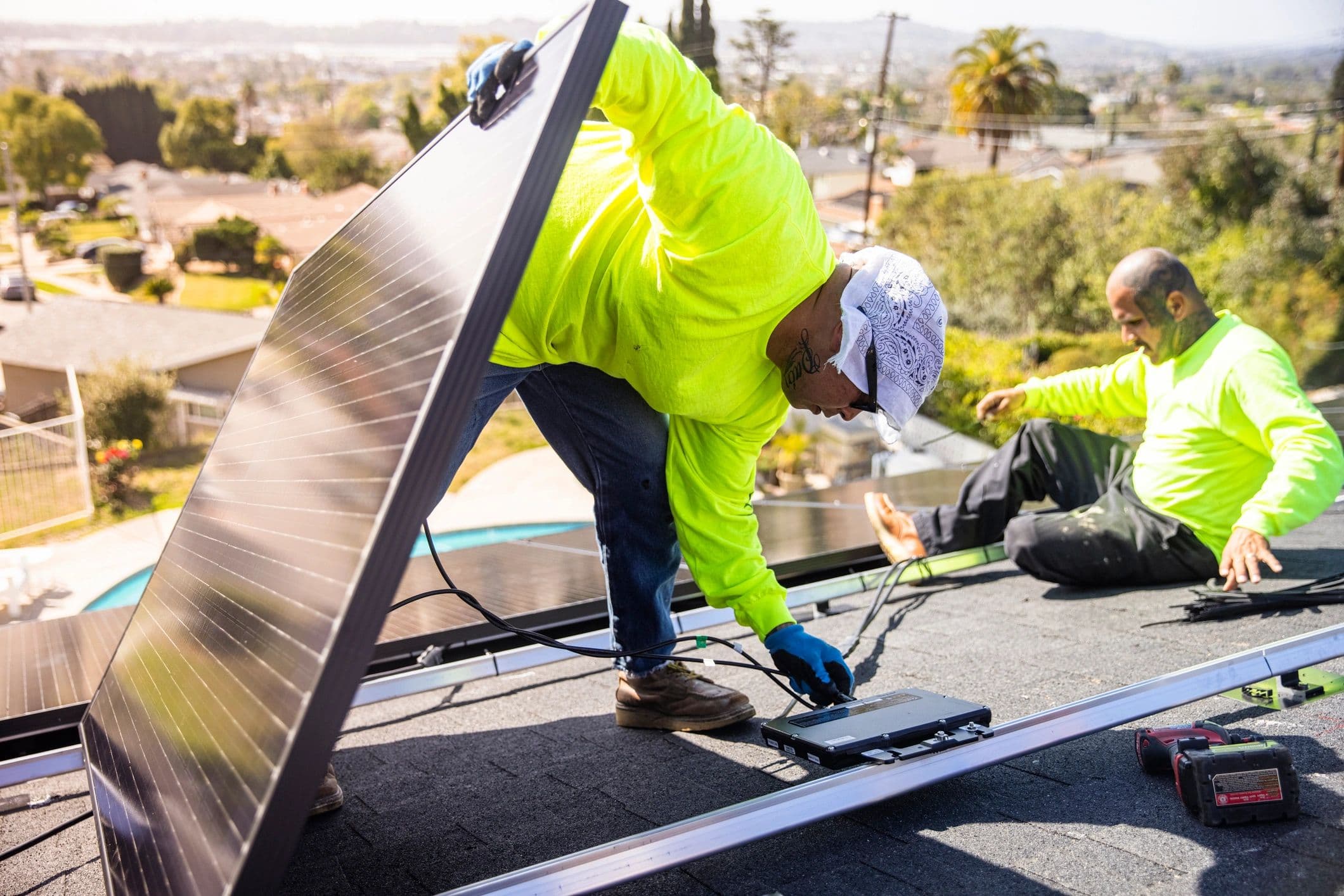 Technical commissioning of installed infrastructure